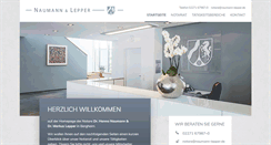 Desktop Screenshot of naumann-lepper.de
