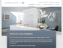 Tablet Screenshot of naumann-lepper.de